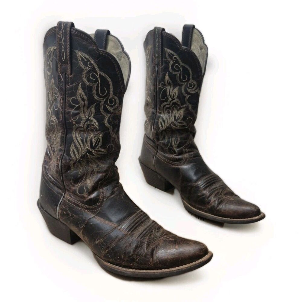 Ariat Woman's Western Boots Size 7.5B Cowboy  Brown Leather 10010968